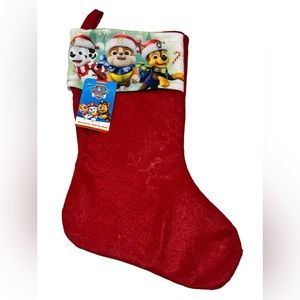 Ruz Stocking Nickelodeon Paw Patrol Felt Christmas Red 15”